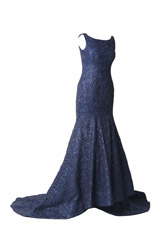 Blue Fish Cut GownStudio Session-1537